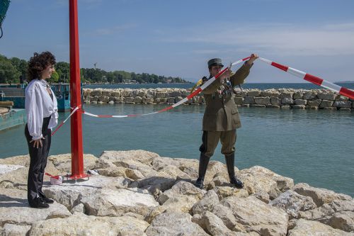 Port du Torry, bouquet de chantier