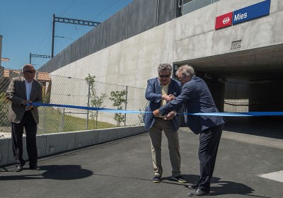 Inauguration de la gare de Mies le 23 juin 2018