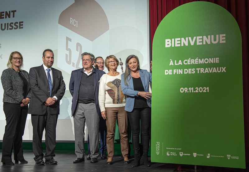 18.11 - Célébration de la fin des travaux de la RC 1 Mies-Founex le mardi 9 novembre 2021